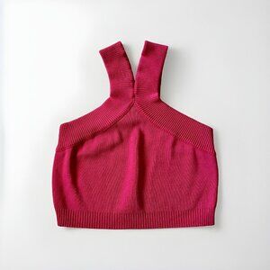 Salant Knitted Hot‎ Pink Top Size Small